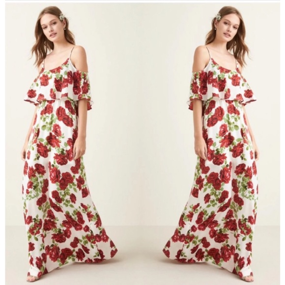 Show me your mumu Caitlin ruffle maxi dress - Picture 9 of 11